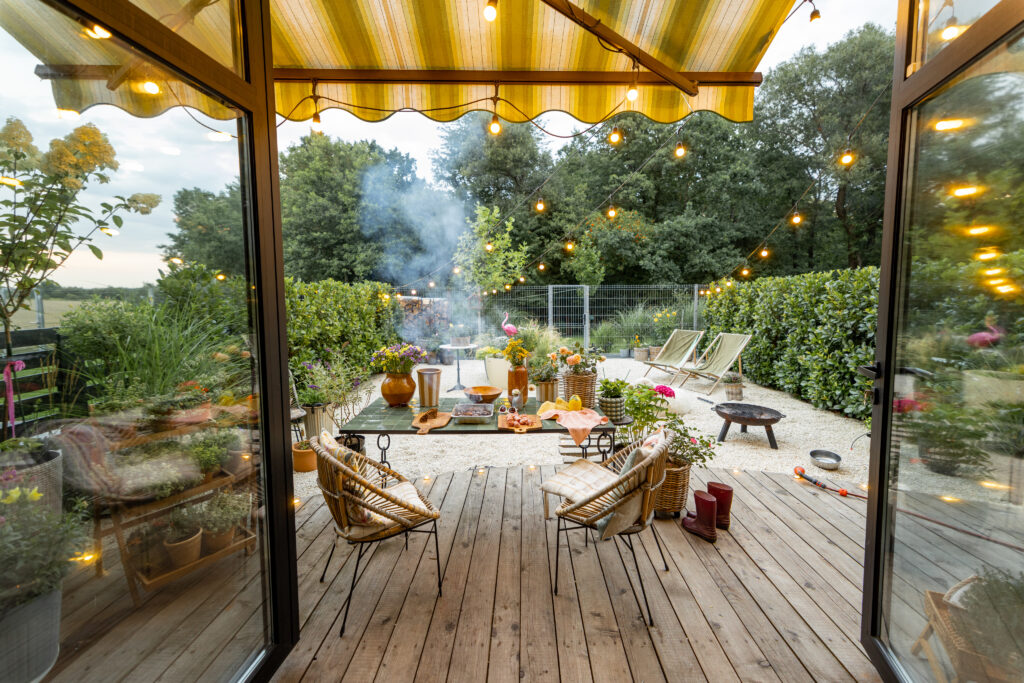 atmospheric and cozy garden with dining place at d 2023 11 27 05 21 30 utc
