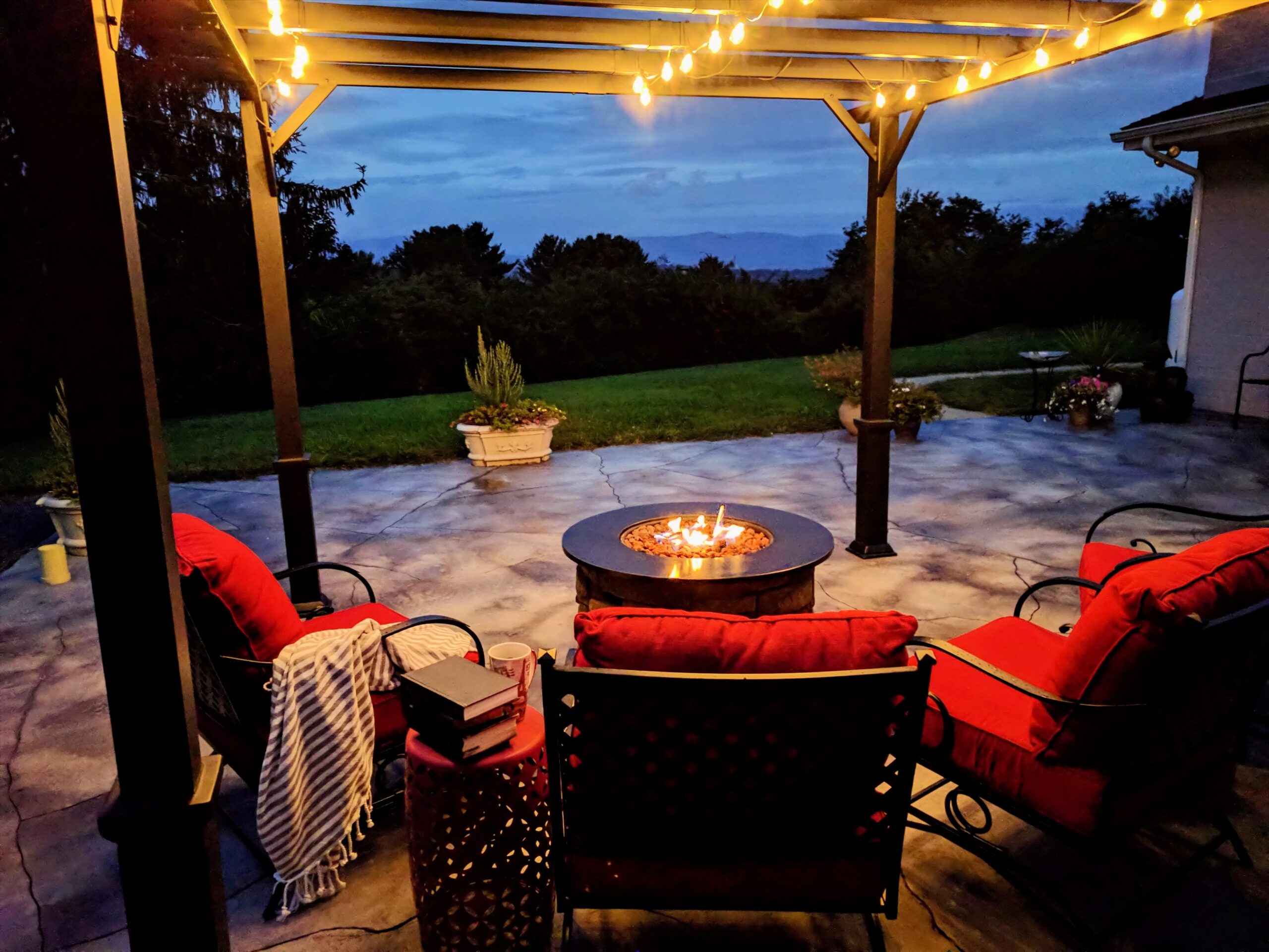 outdoor living space with a gas fire pit in early 2023 11 27 05 37 08 utc 1 scaled